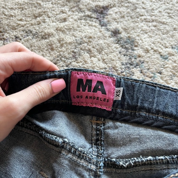 Vintage MA Los Angeles Low Rise Wide Leg Jeans - Picture 2 of 5